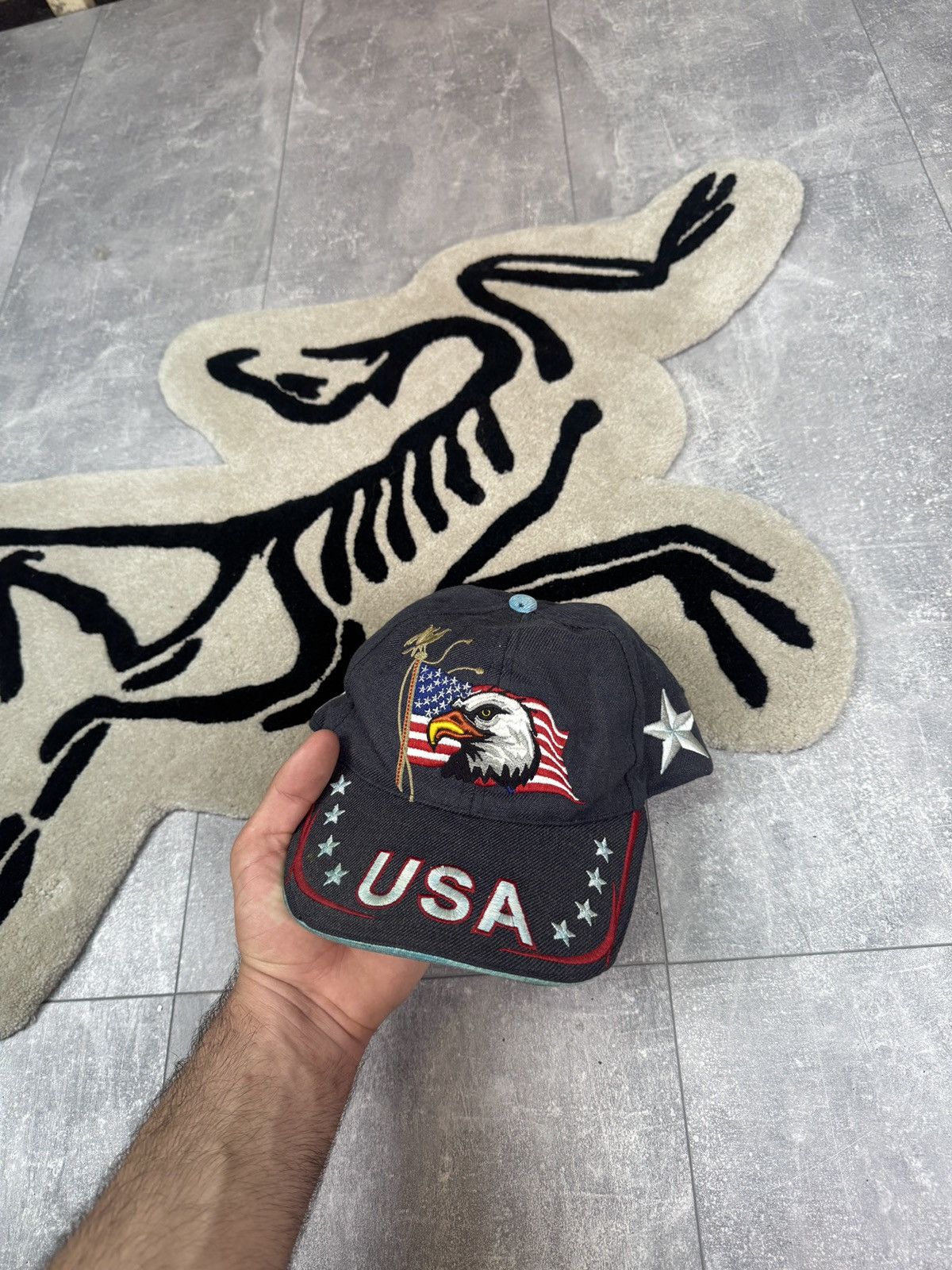 Vintage Mens Vintage USA cap hats Harley Davidson style Size ONE SIZE - 1 Thumbnail