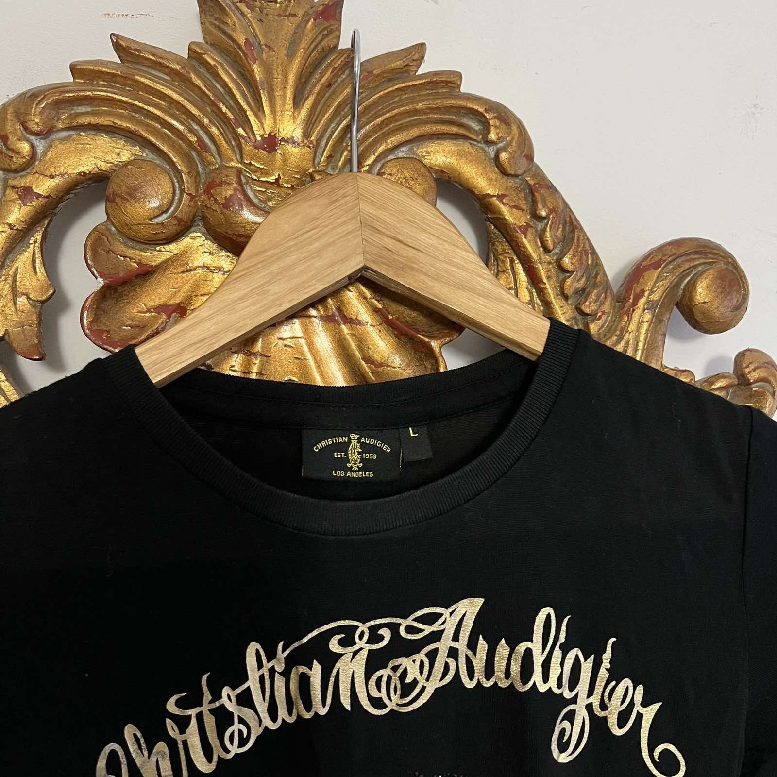 Christian Audigier × Ed Hardy × Vintage Ed Hardy by Christian Audigier tee womens Sz L Size L / US 10 / IT 46 - 4 Thumbnail