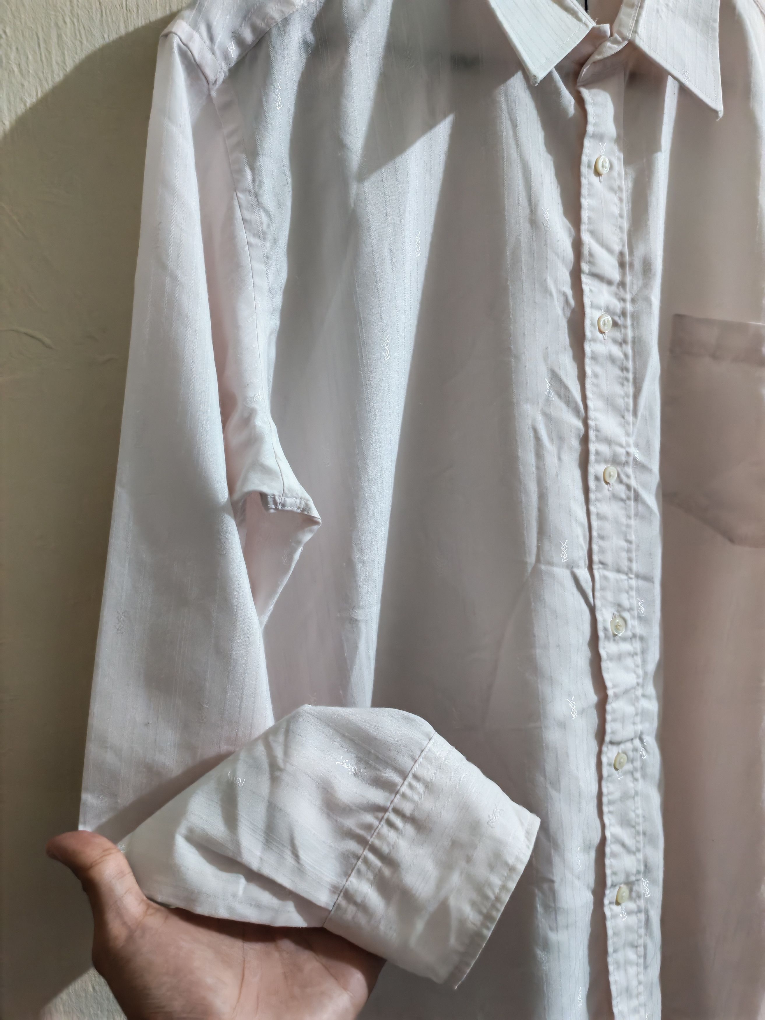 Yves Saint Laurent YSL embroidery shirt Size US L / EU 52-54 / 3 - 3 Thumbnail