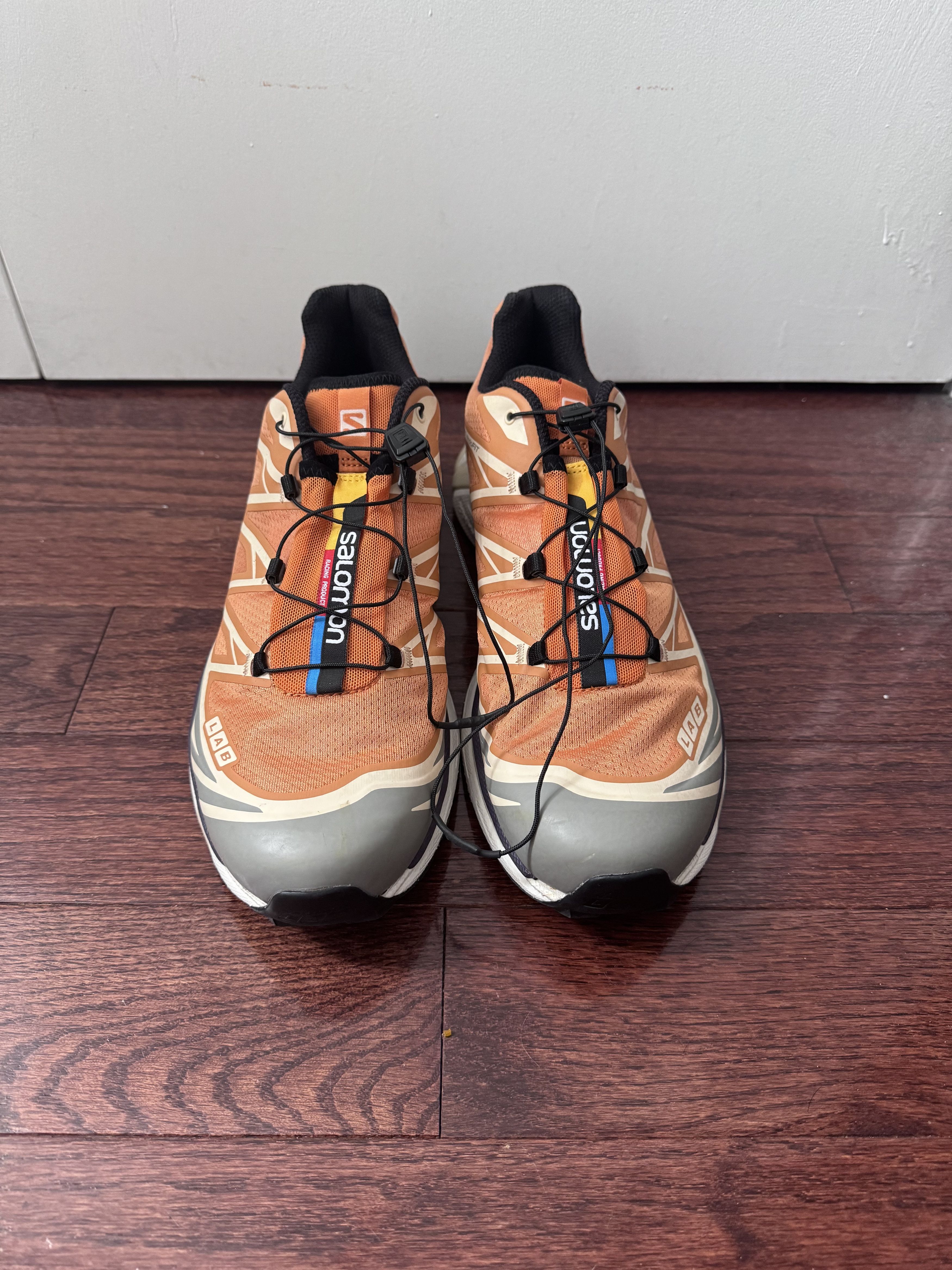Salomon XT-6 Orange Grey Size US 12 / EU 45 - 4 Thumbnail