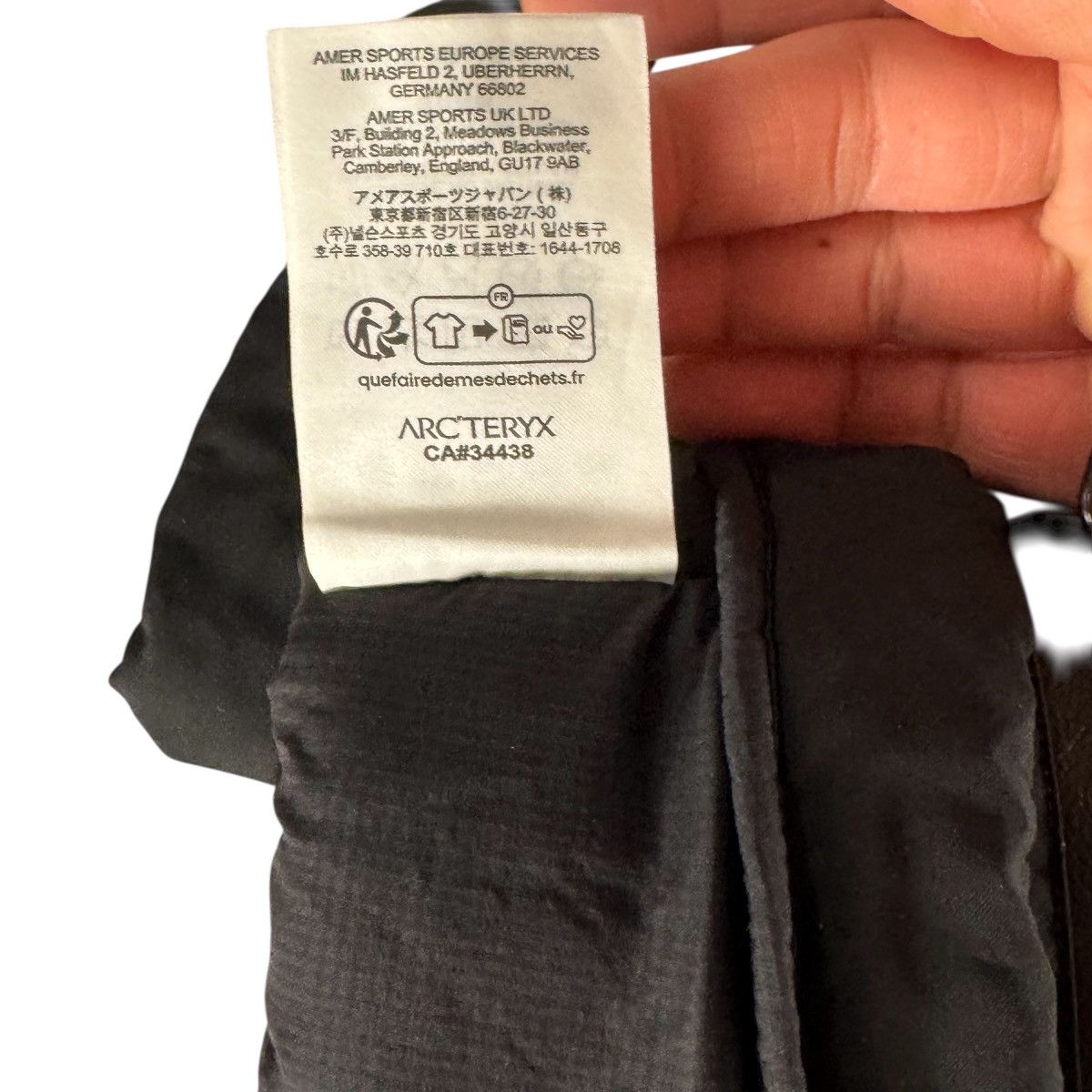 Arc'teryx Arc'teryx Fission SV Glove - Black - GORE-TEX - Size L Size ONE SIZE - 11 Thumbnail