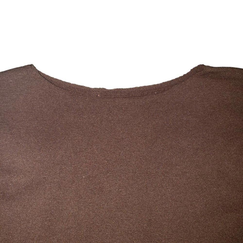 Designer CT633 Skims NWOT Essential Crew Neck Thong Bodysuit Cocoa Size XXS / US 00 / IT 34 - 4 Thumbnail