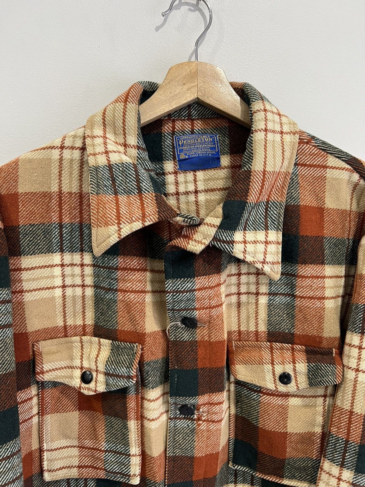 Pendleton Vintage 90s Pendleton Plaid Button Up Shirt Magnum Size US XL / EU 56 / 4 - 4 Thumbnail
