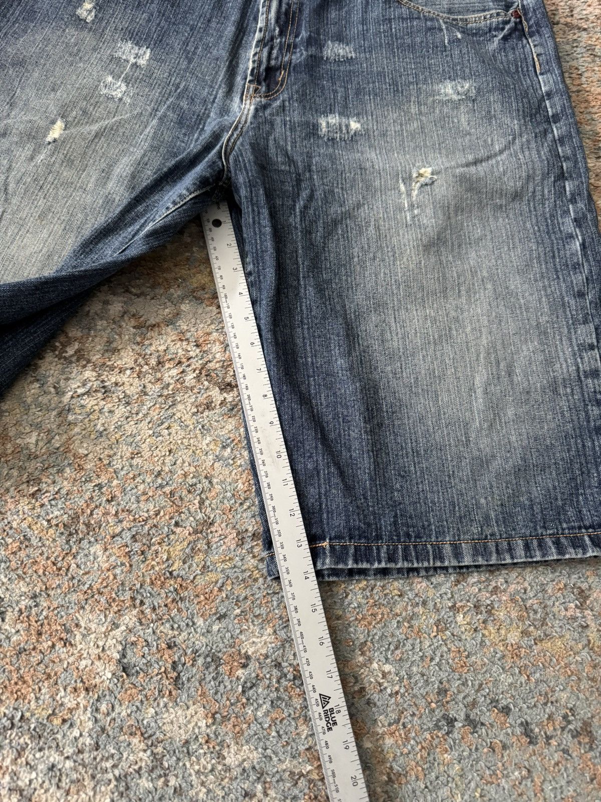 Fubu VTG Fubu Baggy Y2K Jean Shorts FADED 38 Size US 34 / EU 50 - 6 Thumbnail