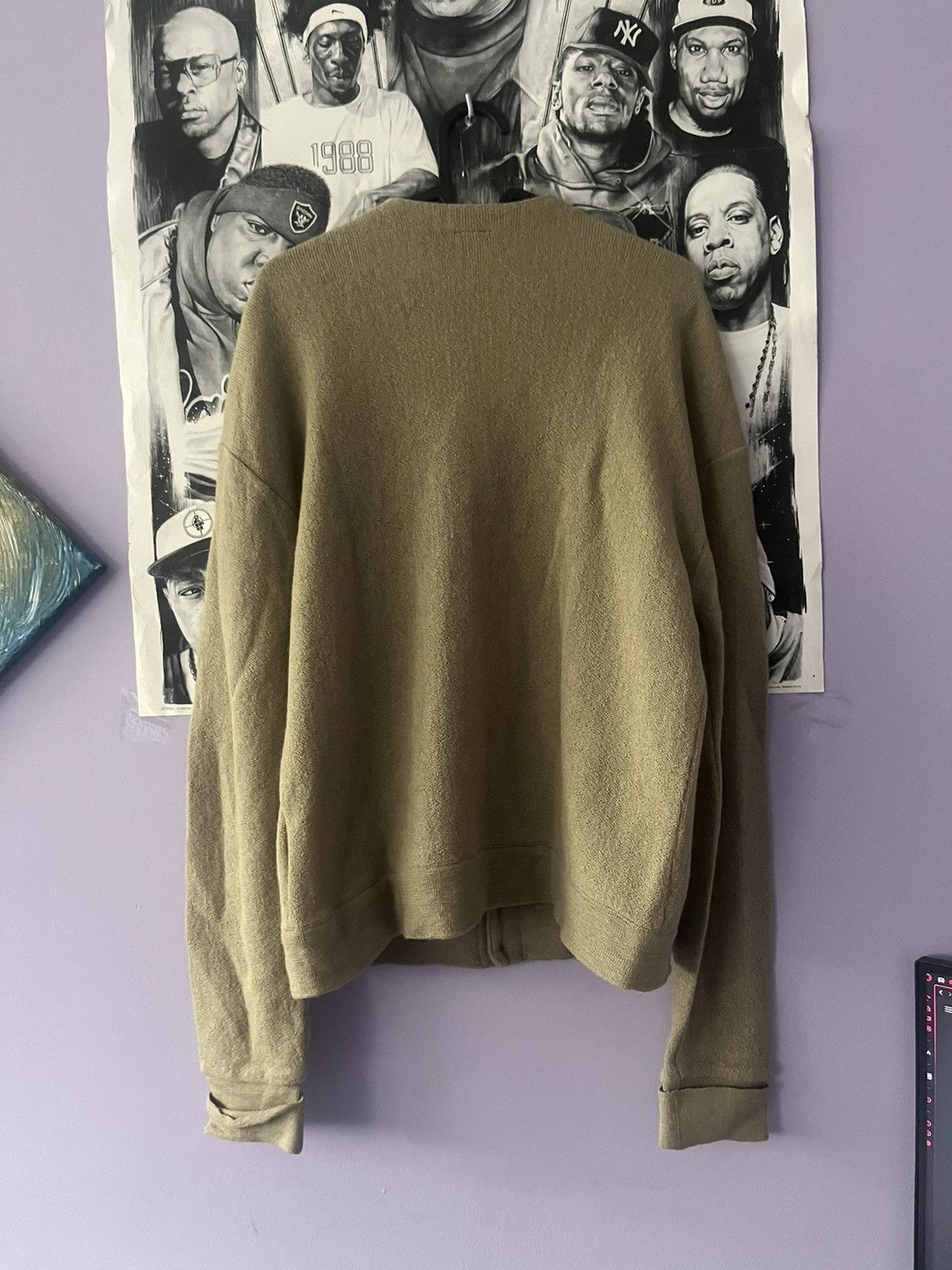 Nike × Vintage Nike Vintage Beige Sweater Size XL / US 12-14 / IT 48-50 - 8 Thumbnail