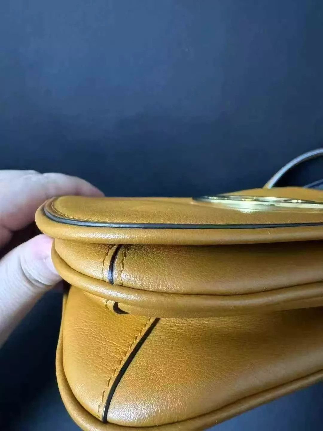 Gucci Gucci Blondie Double G All Leather Crossbody Bag New Size ONE SIZE - 3 Thumbnail
