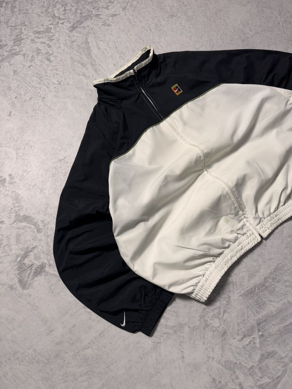 Nike × Vintage 90s Nike Vintage Nylon Challenge Court Oversize Tracksuit Size US L / EU 52-54 / 3 - 5 Thumbnail