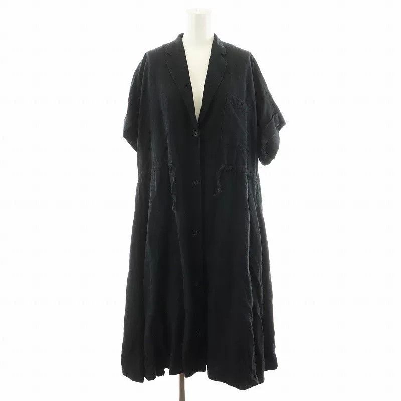 Yohji Yamamoto Y's Black Long Sleeve Dress Coat Size M / US 6-8 / IT 42-44 - 1 Thumbnail
