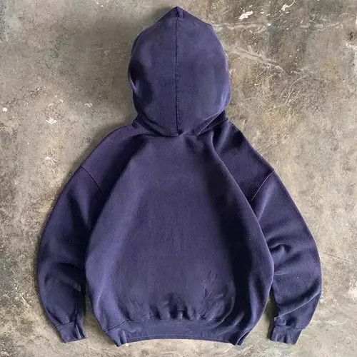 Japanese Brand Hazaki x Kyono Purple retro eye print hooded sweatshirt Size US L / EU 52-54 / 3 - 4 Thumbnail