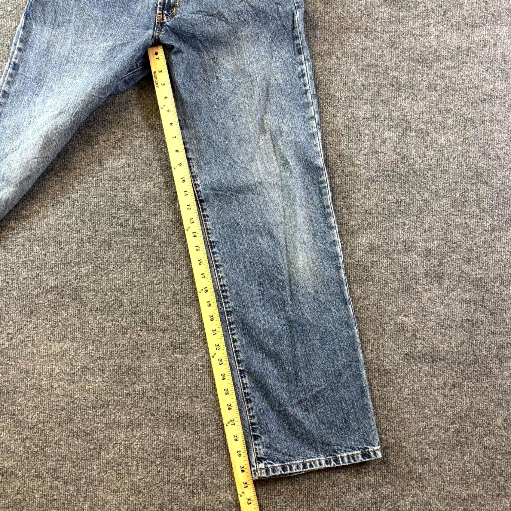 Dockers Dockers Jeans Mens 32x32 Blue Denim 100% Cotton Straight Leg Outdoor Streetwear Jeans Mens Blue 32x32 Vintage Size US 32 / EU 48 - 4 Thumbnail