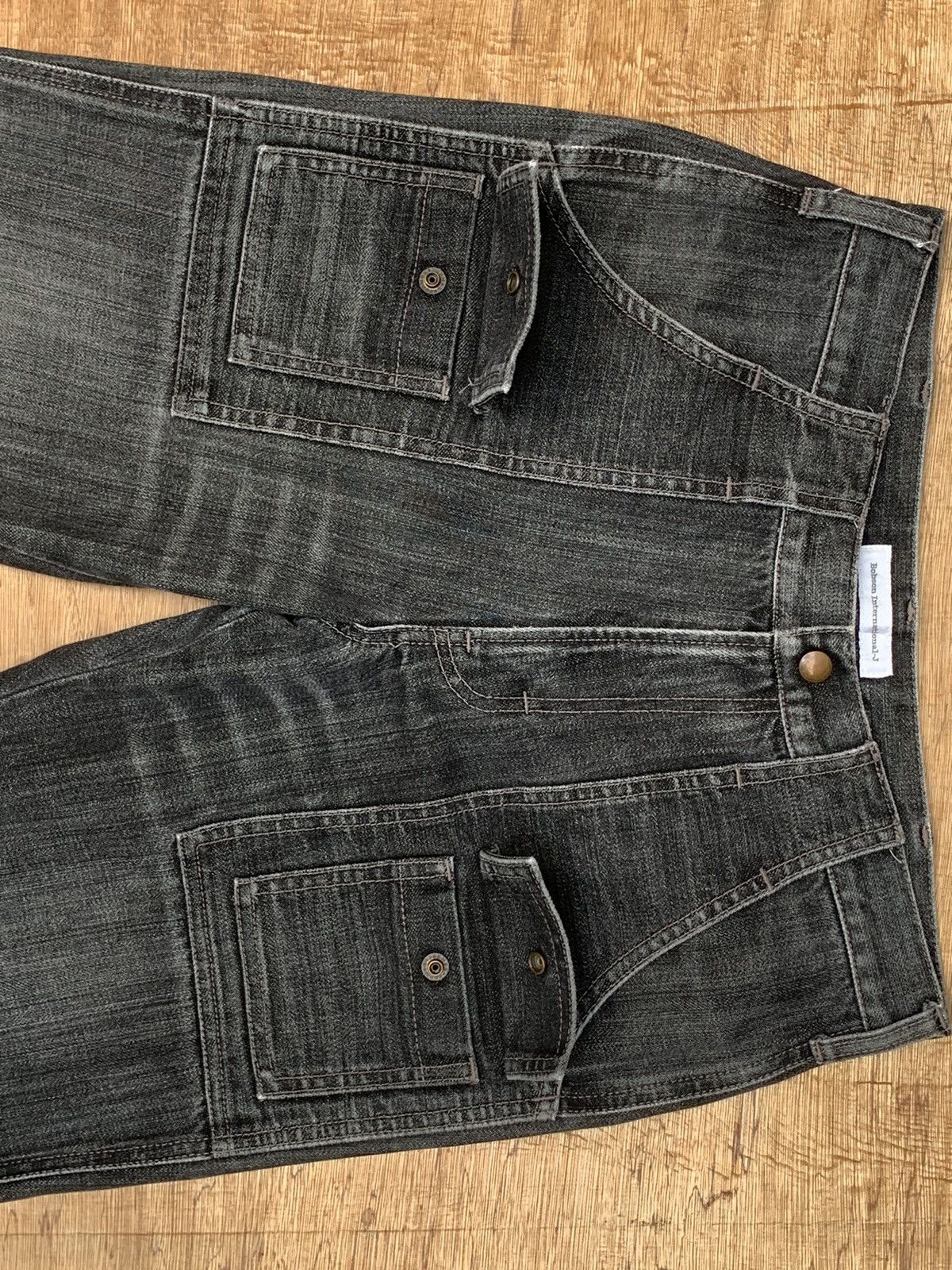 Japanese Brand × Vintage Bobson International-J Bush Pants Denim Jeans Size US 28 / EU 44 - 18 Thumbnail