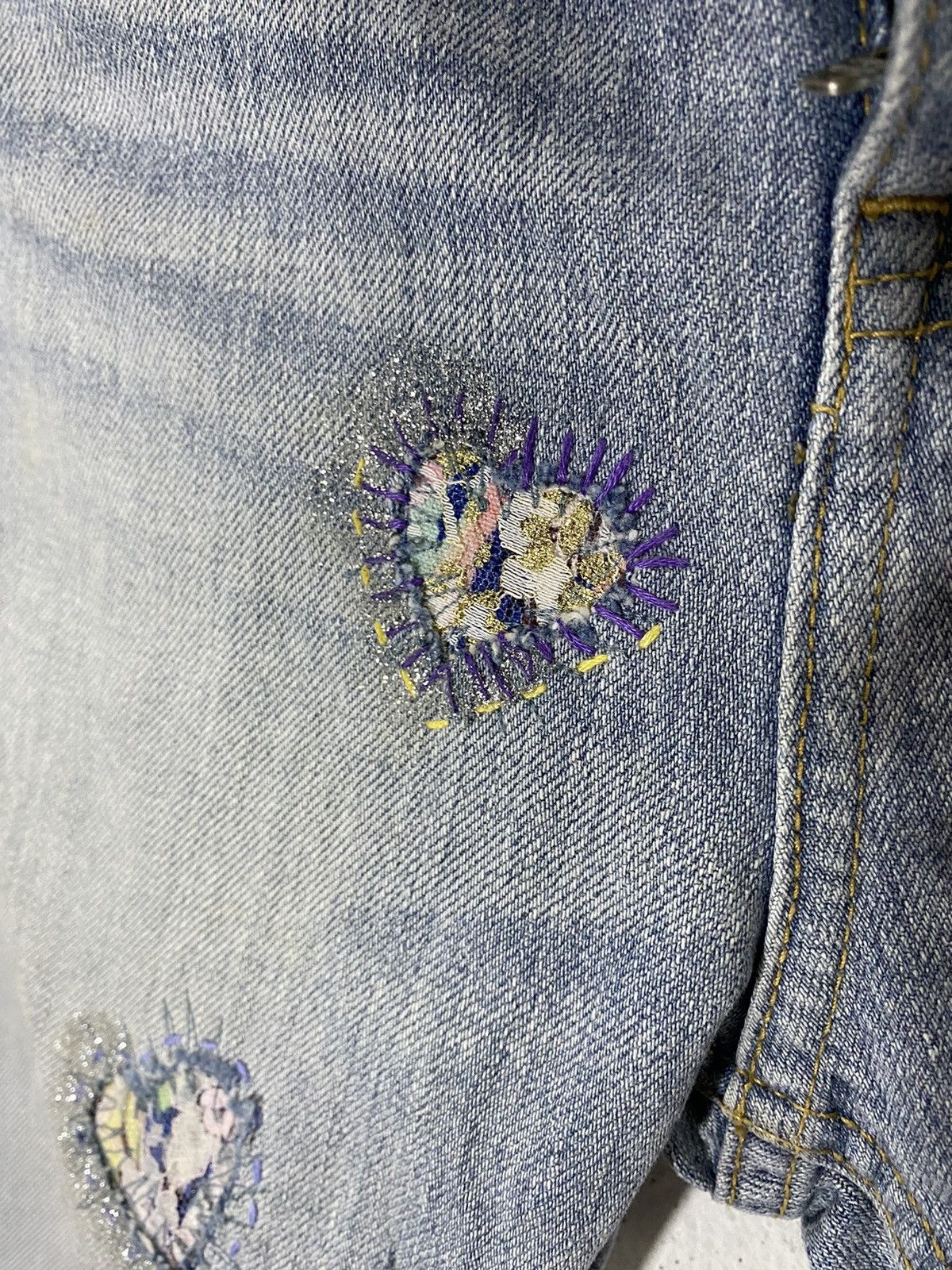 Designer × Japanese Brand × Tsumori Chisato TSUMORI CHISATO PATCHES OF LOVE Size 27" / US 4 / IT 40 - 4 Thumbnail