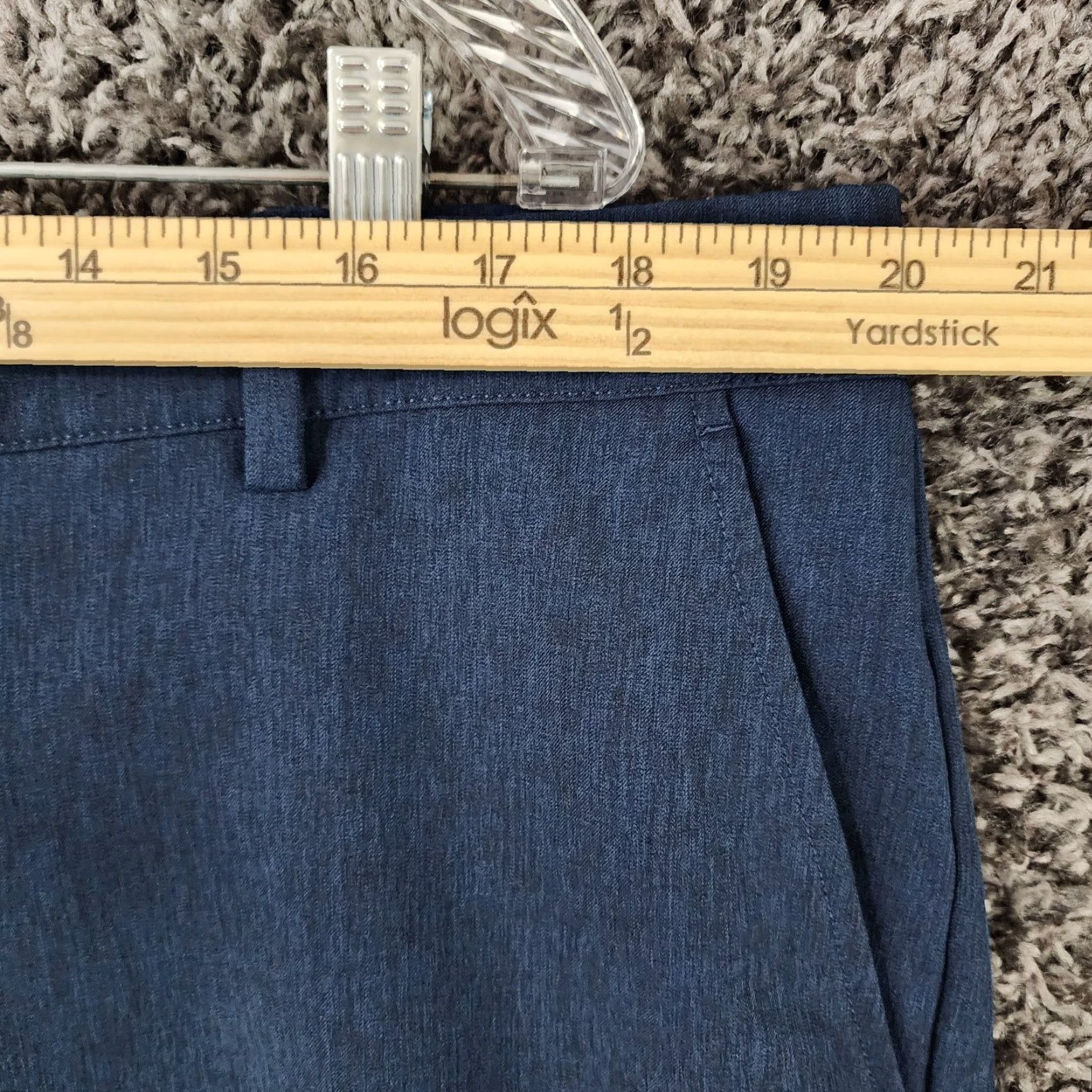 Vintage Greg Norman Mens Chino Shorts Dark Blue Size 40 Regular Size US 40 / EU 56 - 3 Thumbnail