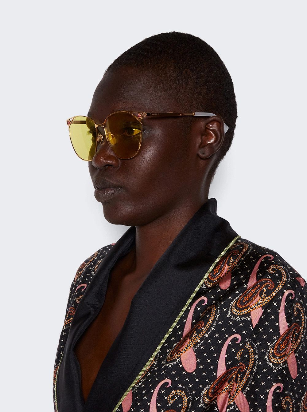 Gucci Gucci GG1375SA Gold Sunglasses Size ONE SIZE - 19 Thumbnail