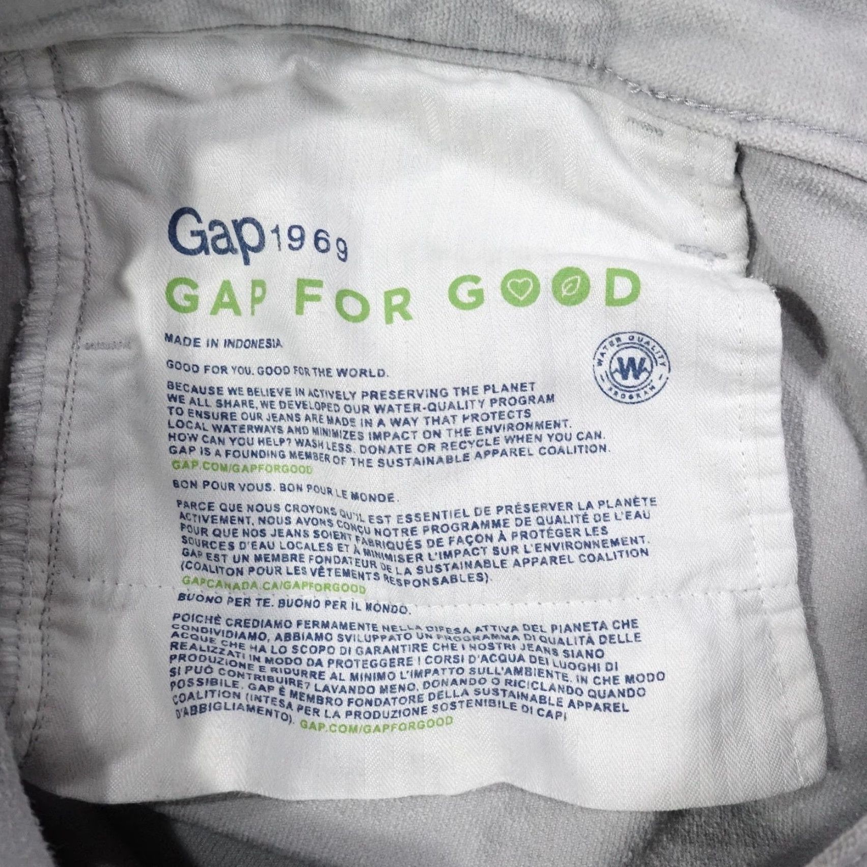 Gap Gap 1969 Jeans Womens 33 Gray True Skinny Super High Rise Stretch Felt Size 24" / US 00 / IT 34 - 7 Thumbnail