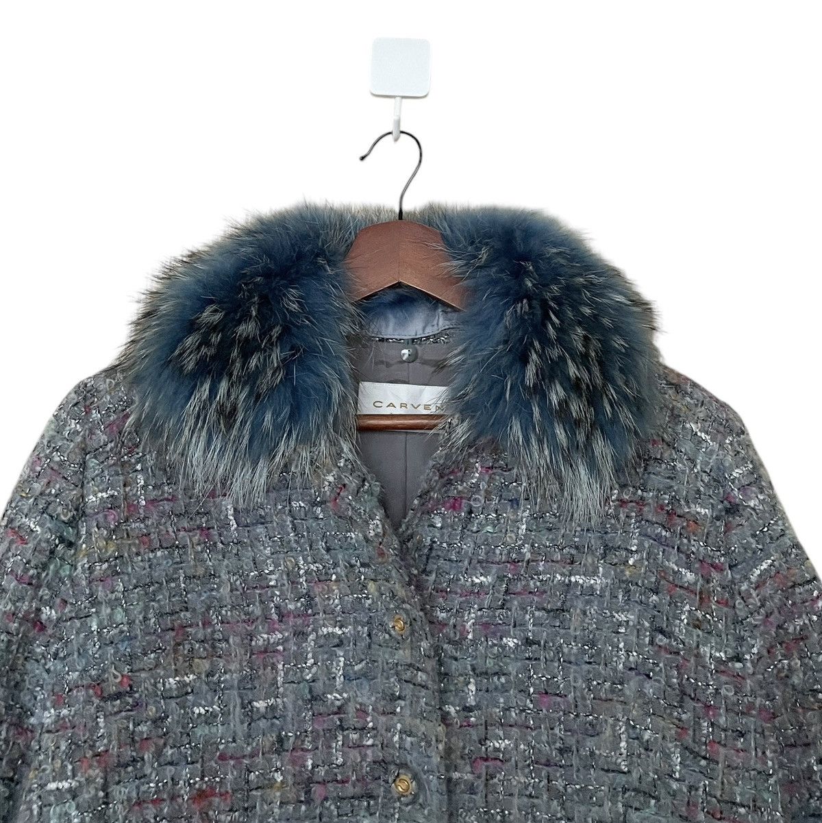 Carven × Vintage Vintage Brand Carven Fur Trench Coat 2000s Size US M / EU 48-50 / 2 - 3 Thumbnail