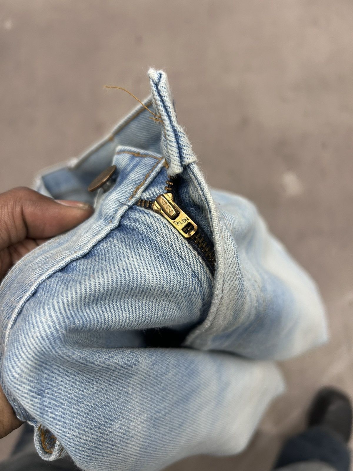 Levi's × Vintage Vintage 1970s Bootcut Light Wash Jeans Size US 35 - 4 Thumbnail