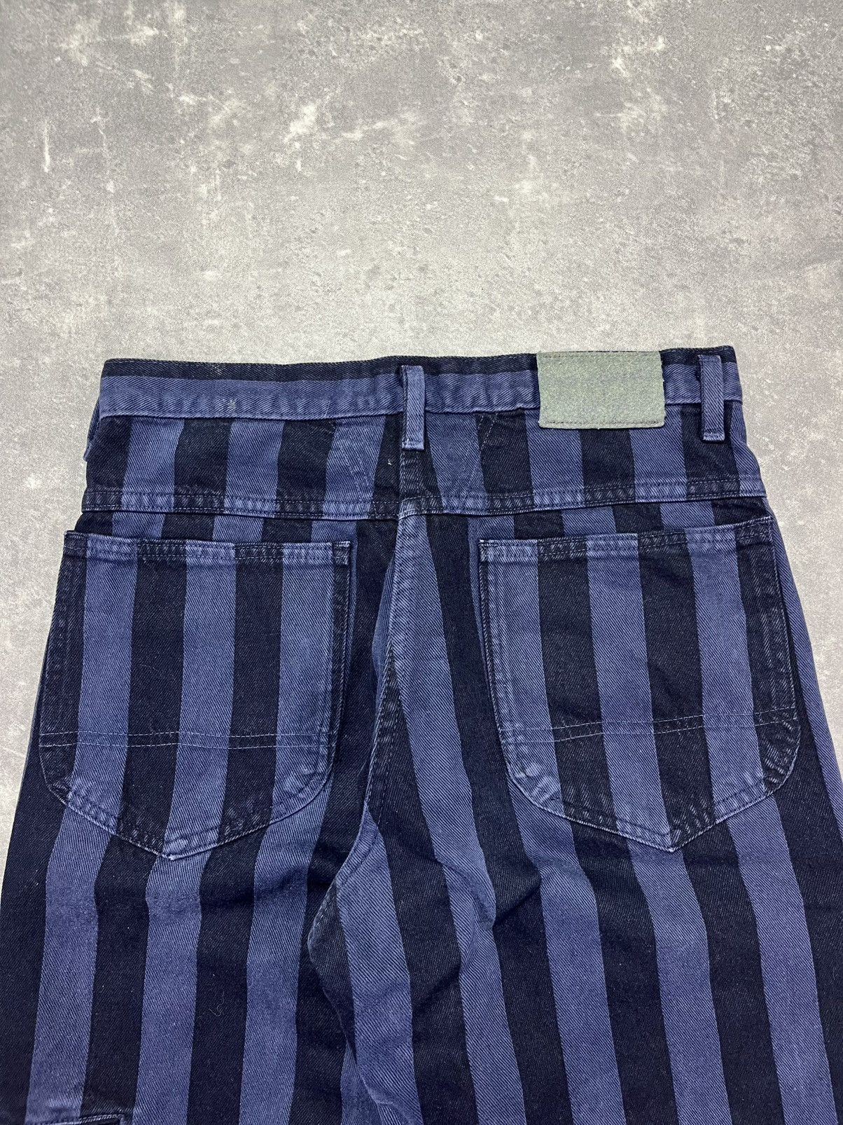 Marithe + Francois Girbaud 90s Marithe + Francois Girbaud Striped Balloon Pants 29 Size US 29 - 13 Thumbnail