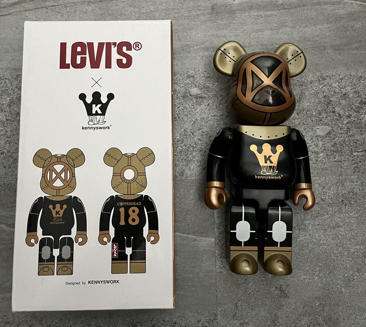 Levi's × Medicom Toy 2007 KENNYSWORK COPPERHEAD X LEVI’S 400% BE@RBRICK Size ONE SIZE - 1 Thumbnail