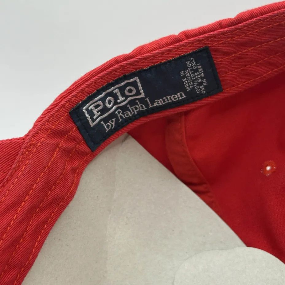 Polo Ralph Lauren Vintage Polo Ralph Lauren Red Polo Bear Baseball Cap RARE! Size ONE SIZE - 3 Thumbnail