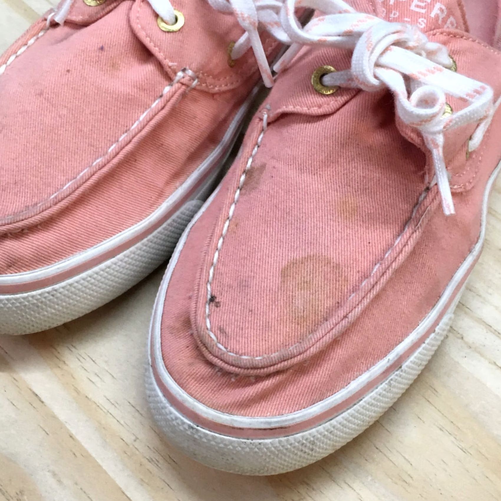 Sperry Sperry Shoes Womens 9.5 M Top Sider Two Eye Moc Boat Pink Fabric Casual Flats - Sperry - Flat - Women - Pink - 9.5M Size L / US 10 / IT 46 - 4 Thumbnail