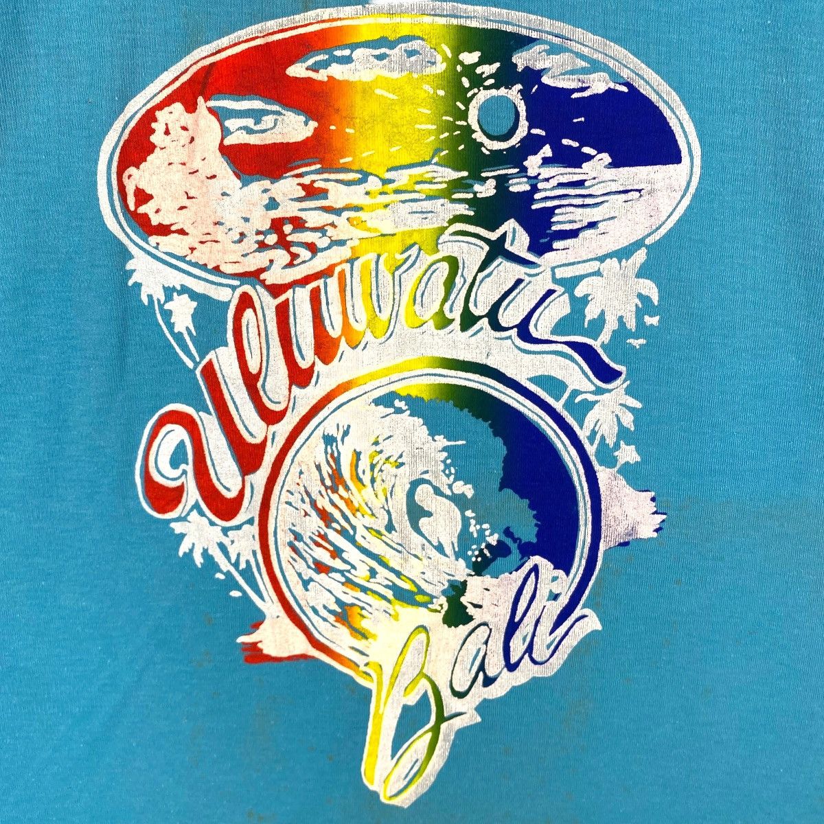 Vintage Vintage 80's ULUWATU BALI Surf Graphic Tee Shirt Medium Size Size US S / EU 44-46 / 1 - 2 Thumbnail