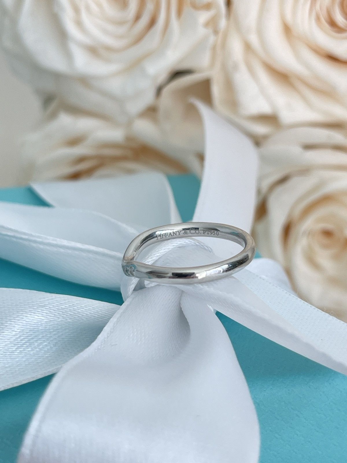 Tiffany & Co. Tiffany & Co. Elsa Peretti Ring Dia Platinum NEW $2,400 Size ONE SIZE - 7 Thumbnail