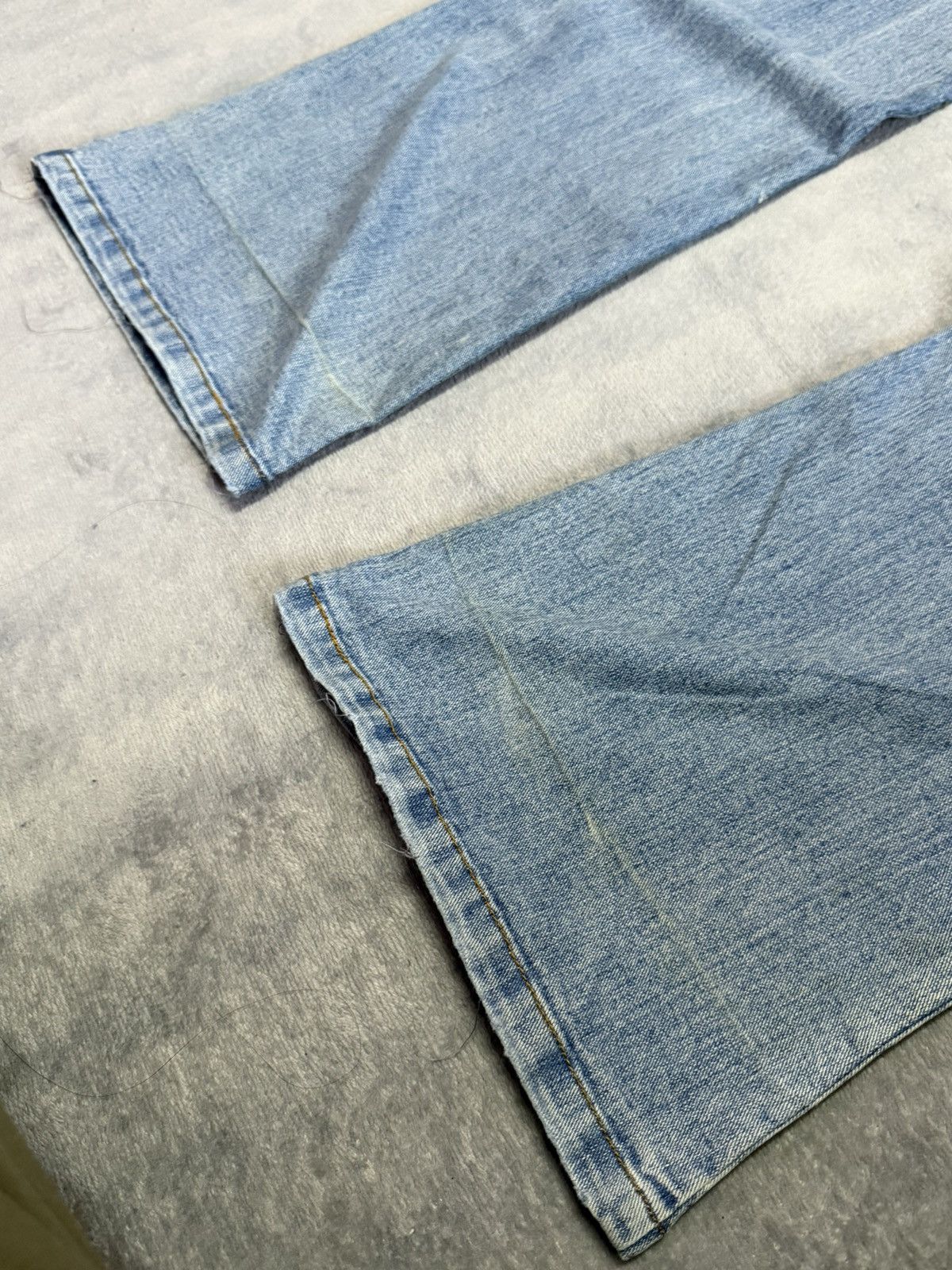 Japanese Brand × Vintage Embellished Butterfly Studded Rhinestone Flared Jeans Size 29" - 13 Thumbnail