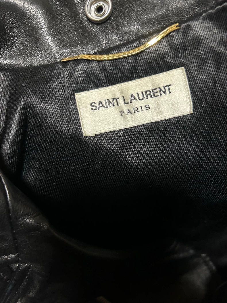 Saint Laurent Paris saint Laurent paris18FW L01 Zipper Motorcycle Leather Jack Size XS / US 0-2 / IT 36-38 - 5 Thumbnail