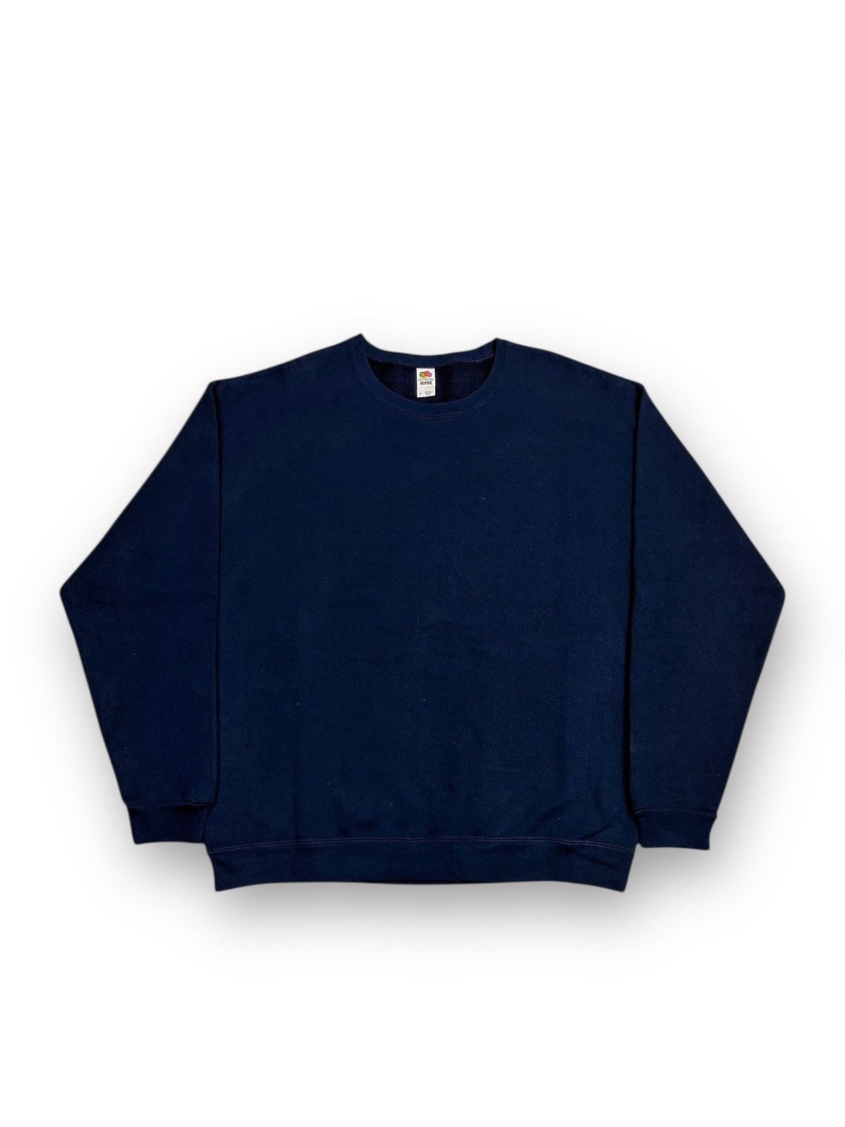 Fruit Of The Loom Y2K Fruit Of The Loom Vintage Blank Sweatshirt Size US XL / EU 56 / 4 - 1 Thumbnail
