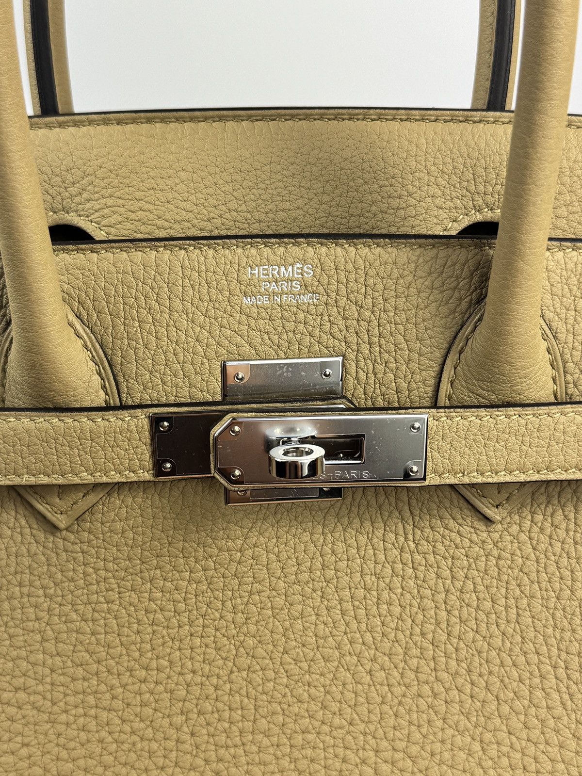BIRKIN 30 K STAMP POUSSIERE TOGO BAG