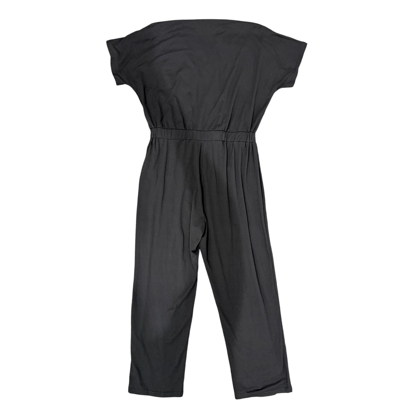 Shein Women's Boat Neck Basic Jumpsuit in Black, Size 2XL Size 42" / US 20 - 3 Thumbnail