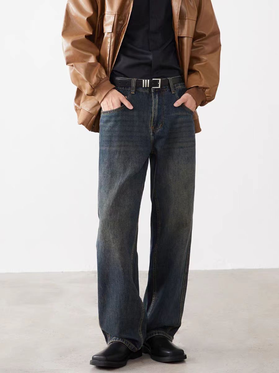 Japanese Brand × Vintage Vintage Street Washed and Aged Loose Casual Jeans Y2K Size US 36 / EU 52 - 1 Thumbnail