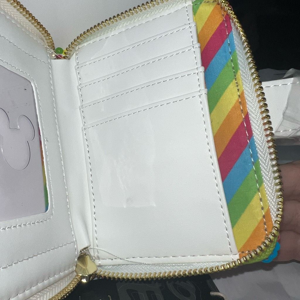 Disney Disney X Loungefly Rainbow Sequined Zip Around Snap Wallet Size ONE SIZE - 8 Thumbnail