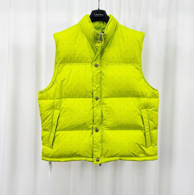 Chrome Hearts Chrome Hearts Bright Green Padded Vest 0089 Size US XL / EU 56 / 4 - 1 Thumbnail