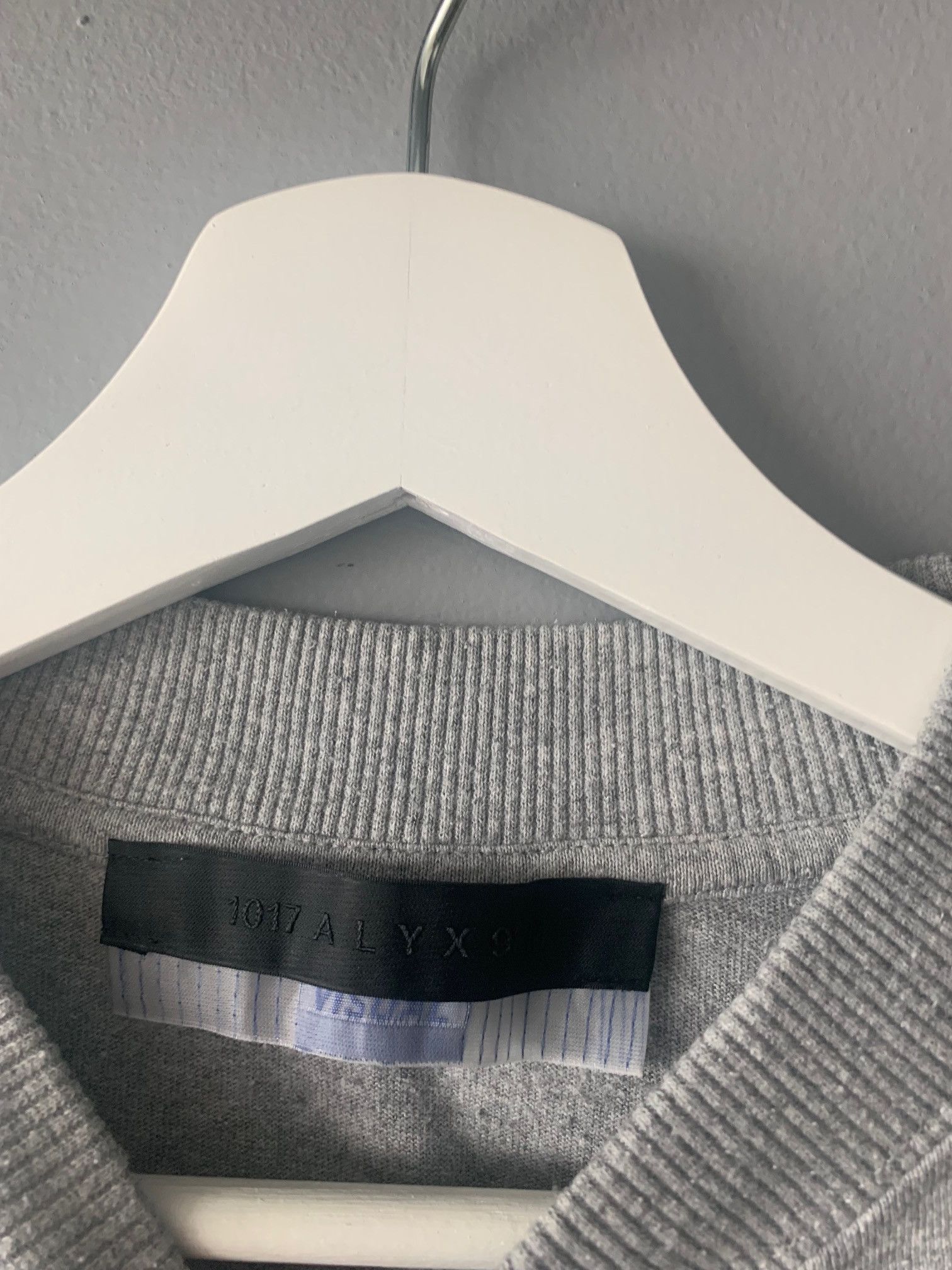 1017 ALYX 9SM Alyx Mock Neck Logo Long Sleeve (Gray) Size US S / EU 44-46 / 1 - 5 Thumbnail