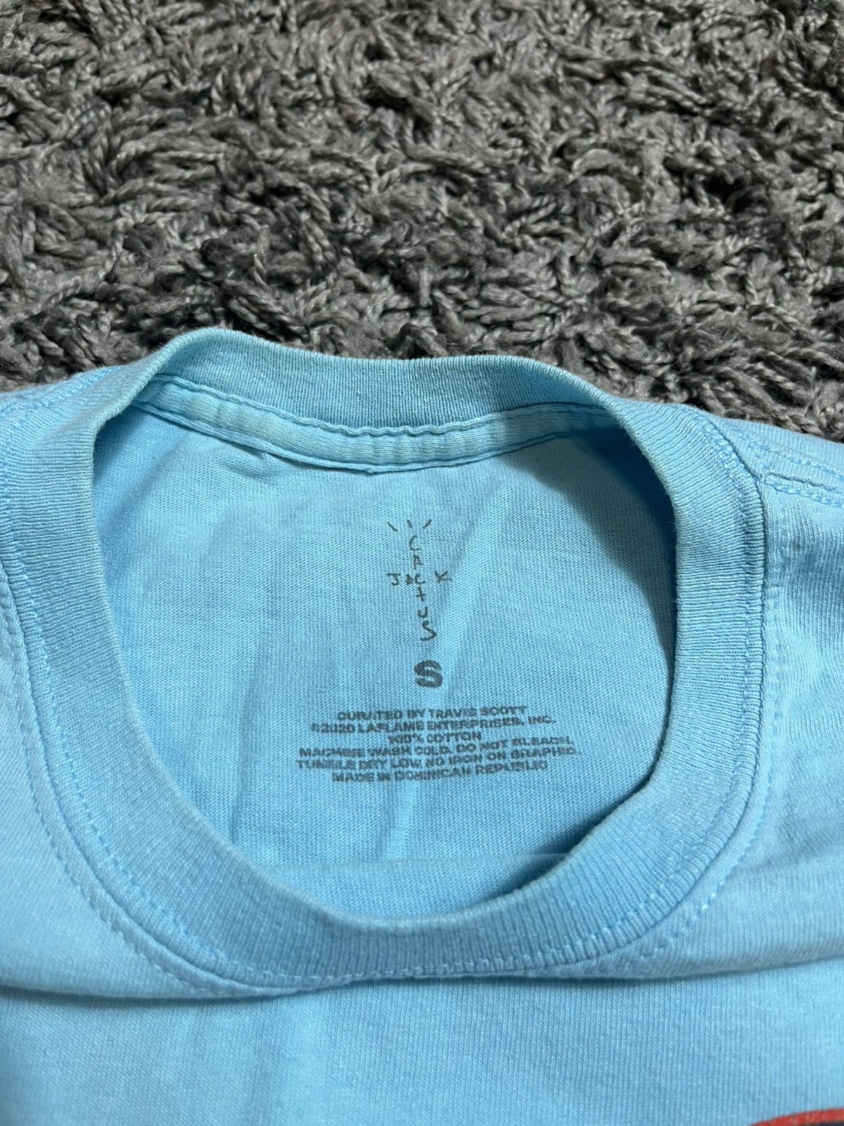 Travis Scott CAMISETA TRAVIS SCOTT CACTUS JACK 2020 BLUE T-SHIRT MENS Size US S / EU 44-46 / 1 - 4 Thumbnail
