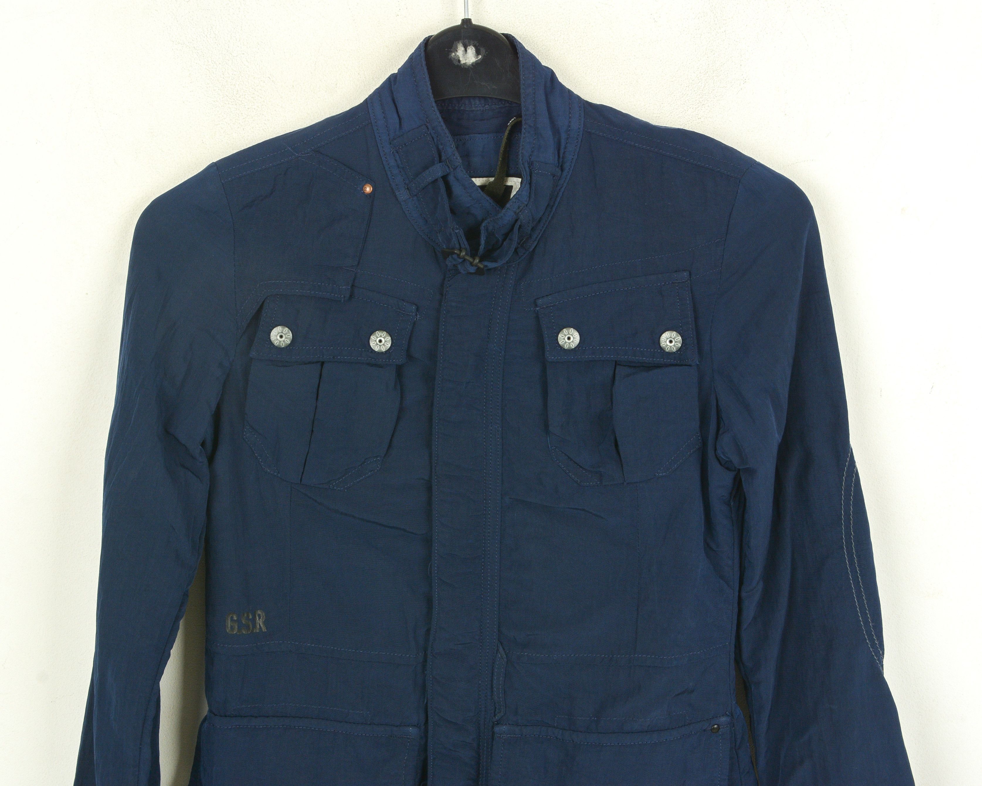 G-Star SANDHURST Women XS Biker Jacket Windbreaker Coat Size XS / US 0-2 / IT 36-38 - 2 Thumbnail