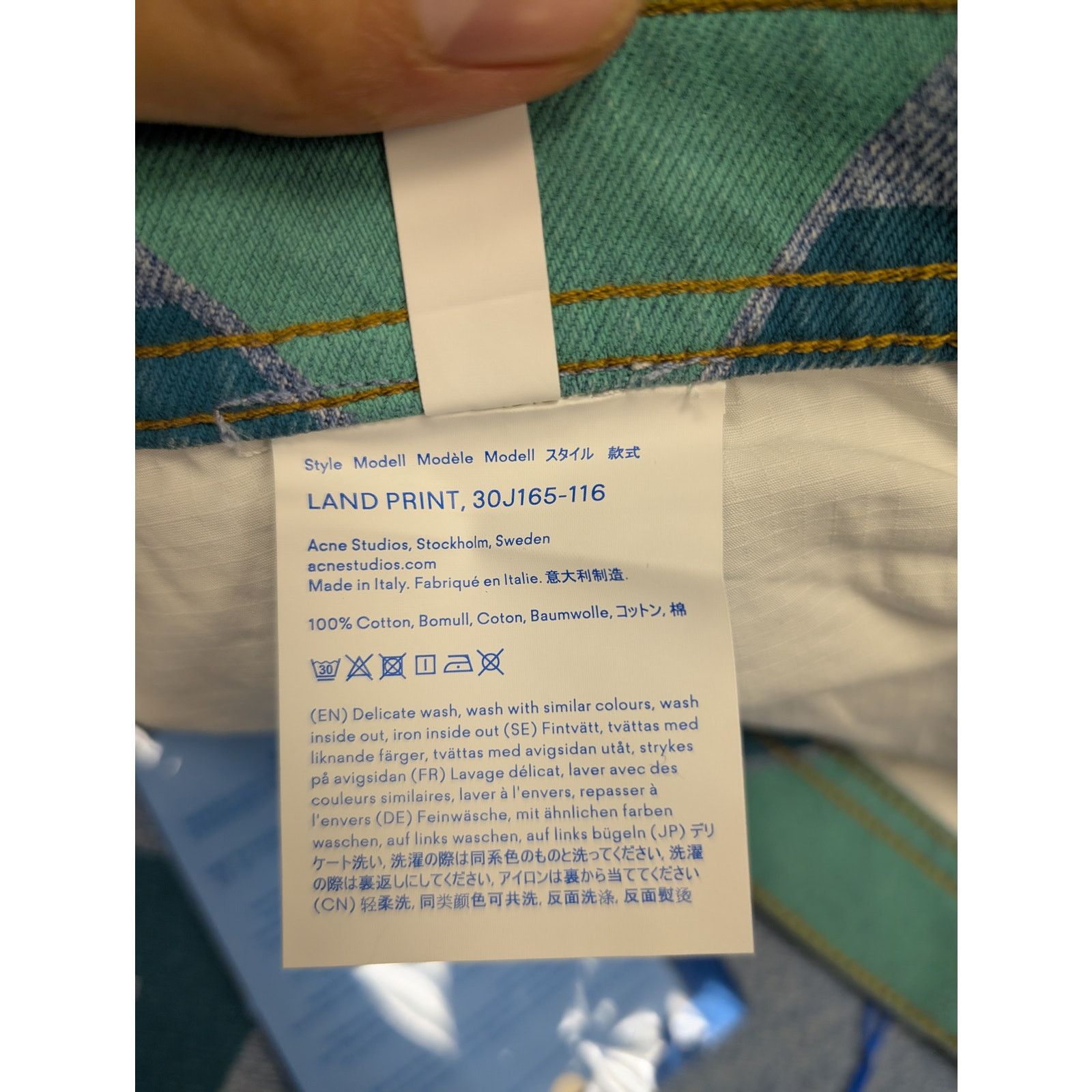 Acne Studios o1rshd1 Jeans in Blue Size US 32 / EU 48 - 11 Thumbnail