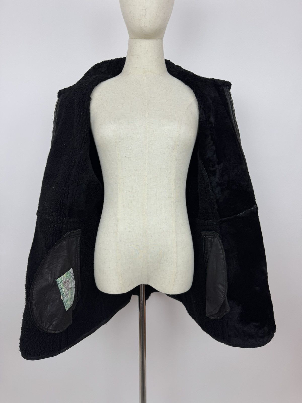 Other Miller Sheepskin Womens Jacket British Made Leather Coat Size L / US 10 / IT 46 - 6 Thumbnail
