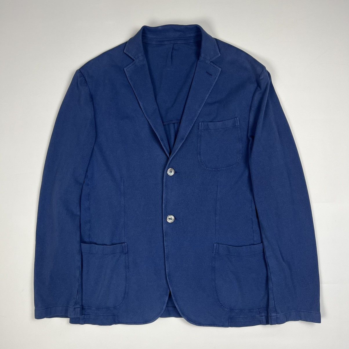 Cruciani Cruciani Lightweight Cotton Blazer Jacket IT 54 Slim Fit Size US L / EU 52-54 / 3 - 1 Thumbnail