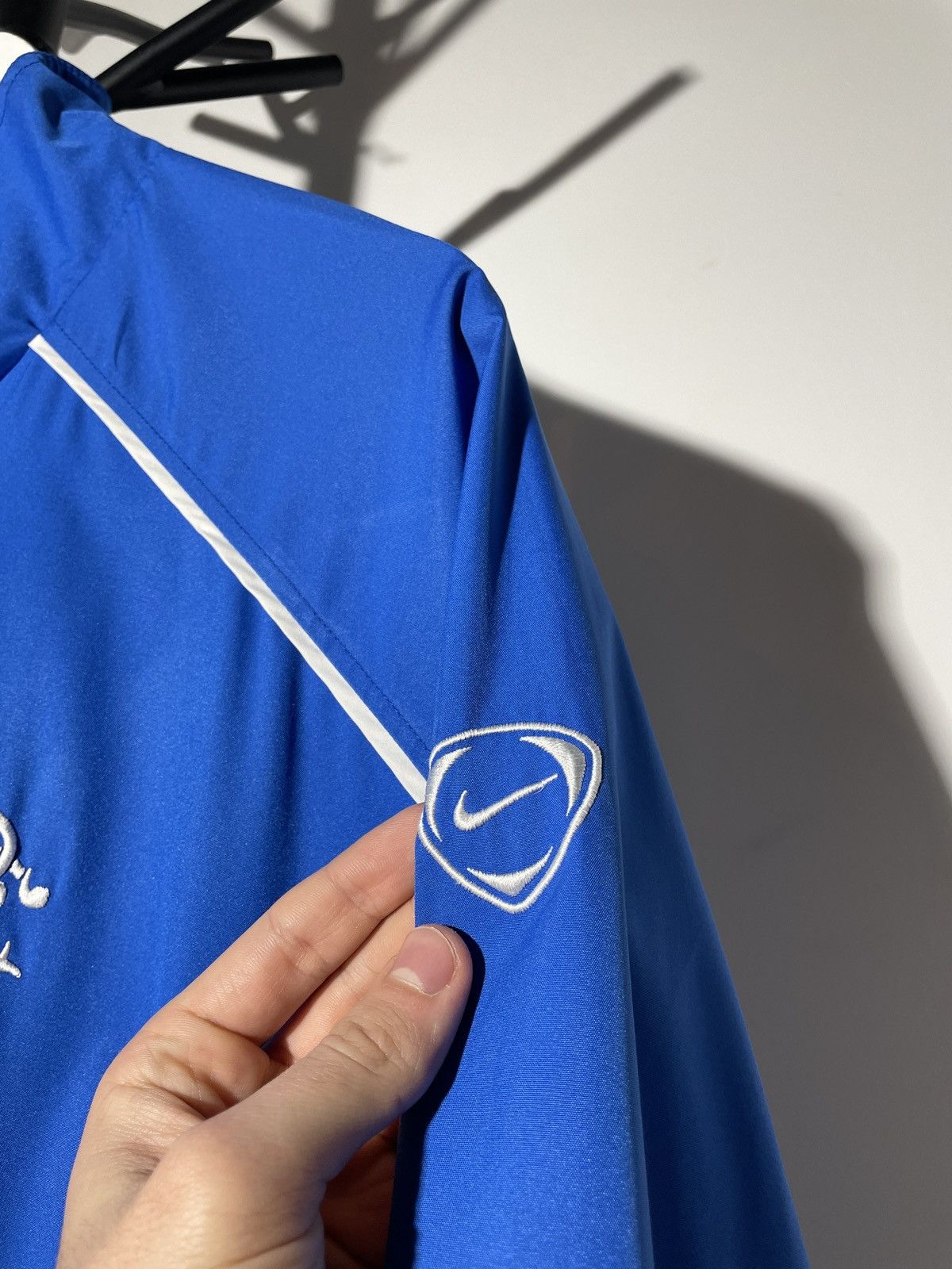 Nike × Vintage Vintage 90’s Nike Team Glasgow Rangers Track Top Jacket Size US L / EU 52-54 / 3 - 10 Thumbnail