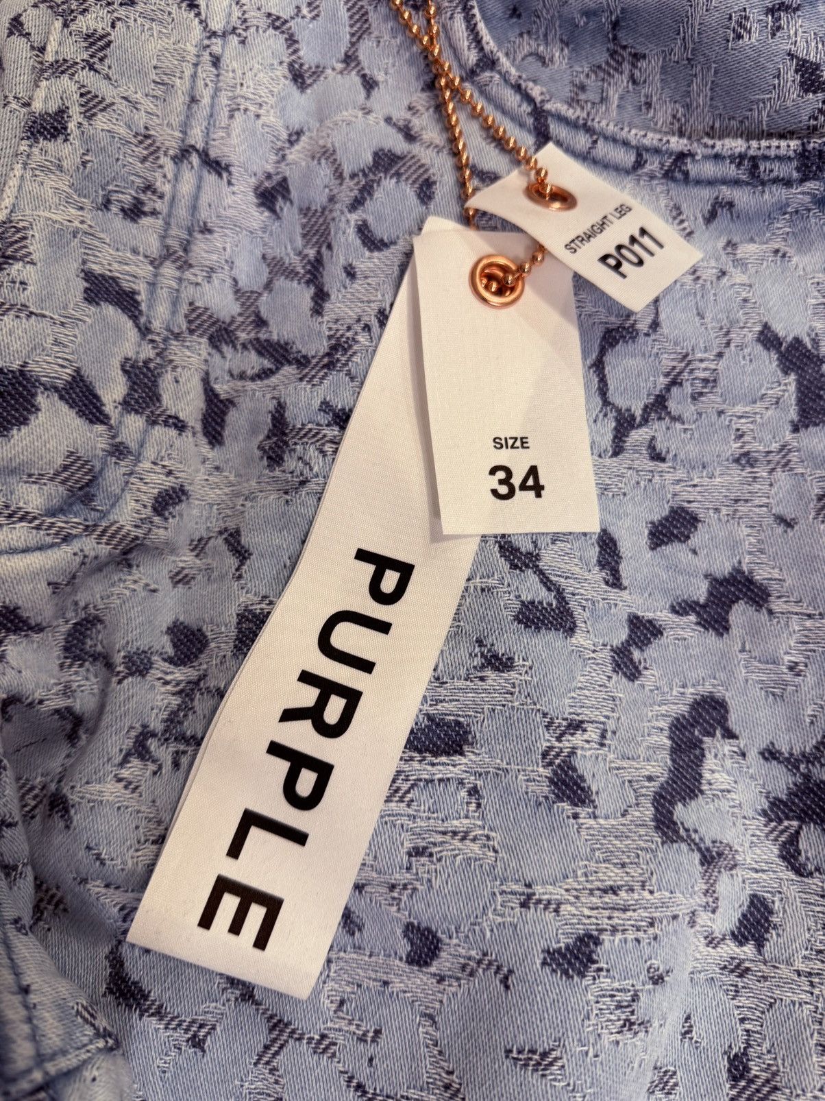 Purple Brand Purple Brand PO11 leopard jacquard jeans size 34 Size US 34 / EU 50 - 3 Thumbnail