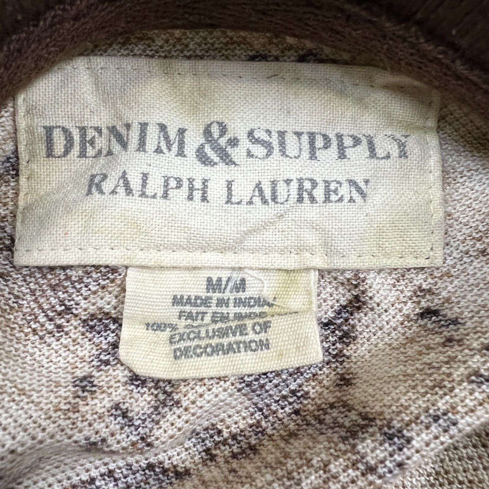 Denim & Supply Ralph Lauren Denim & Supply Ralph Lauren Polo Shirt Medium Snake AOP Tee Size US M / EU 48-50 / 2 - 6 Thumbnail