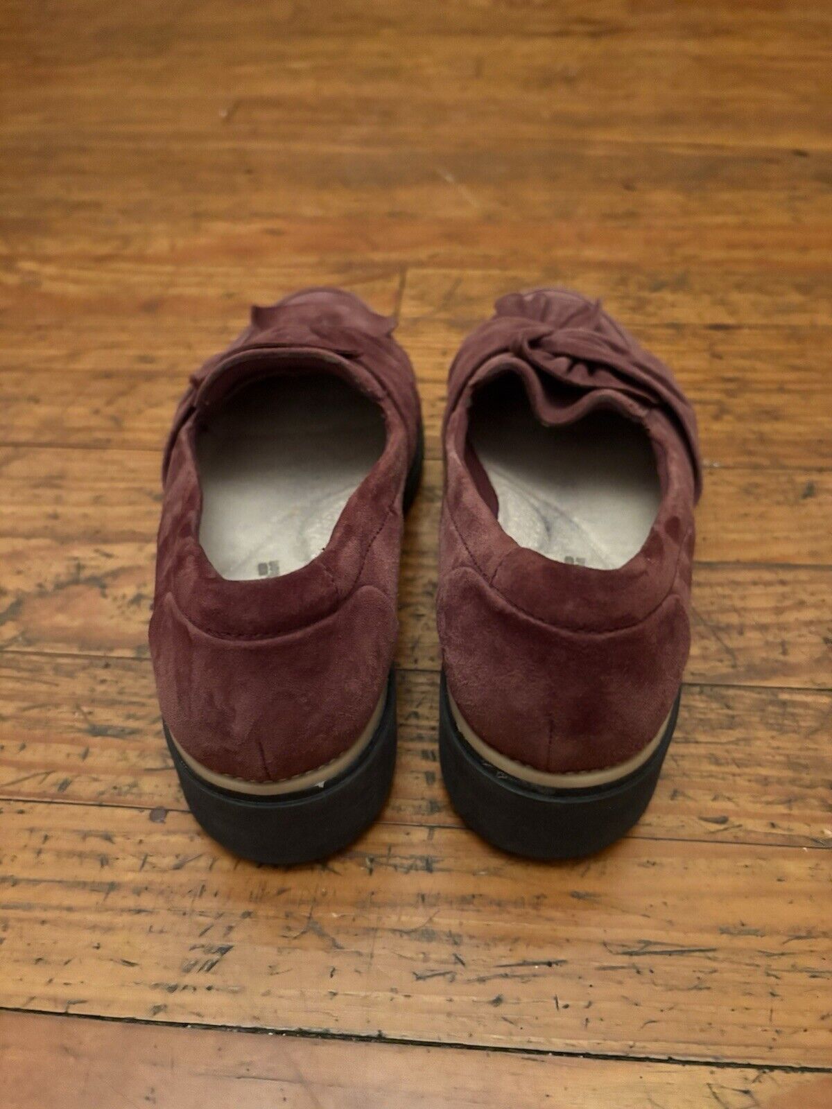 Clarks Clarks Suede Burgundy Loafers Size 12 Size US 12 / IT 42 - 3 Thumbnail