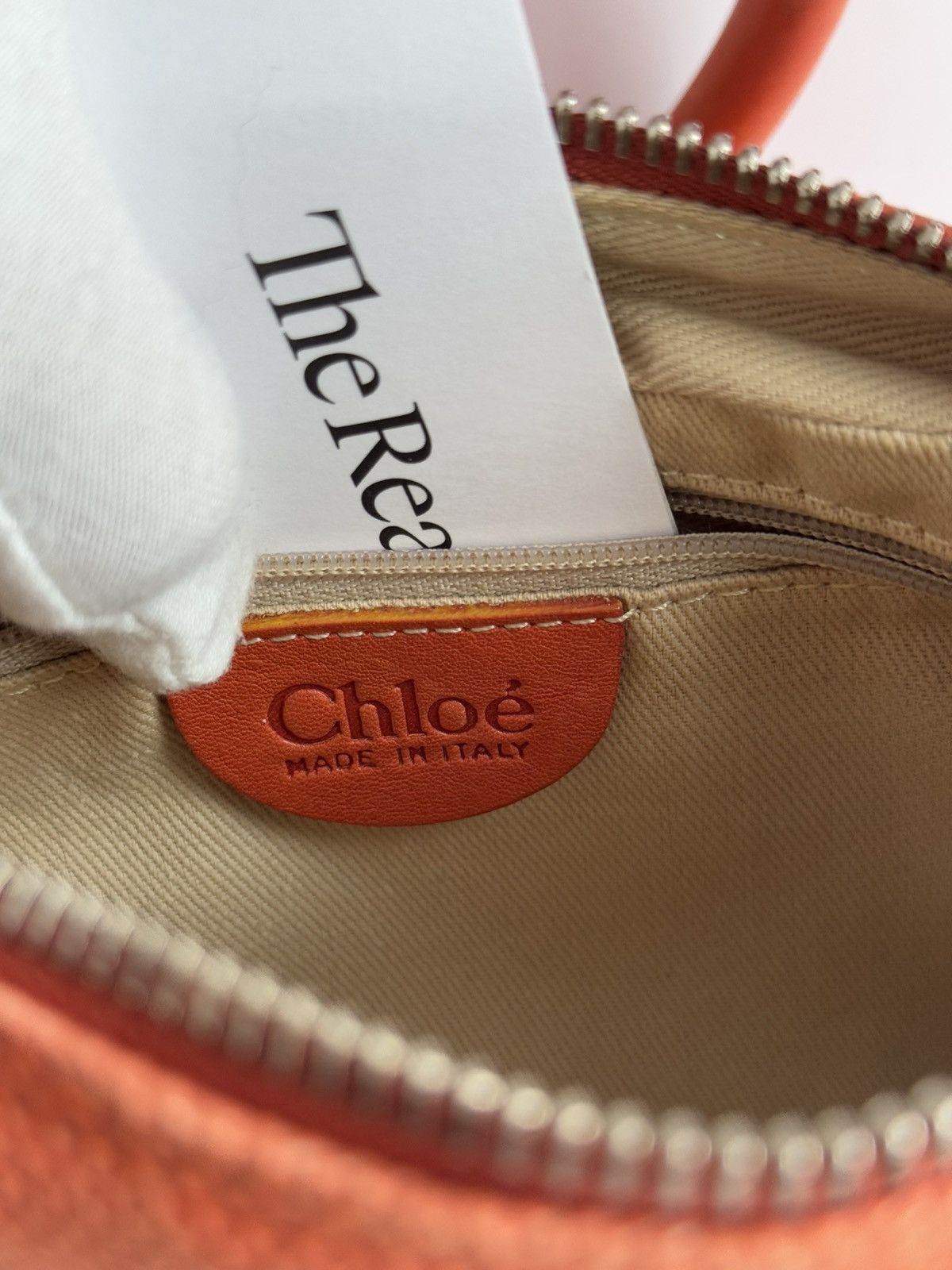 Chloe Vintage beaded Chloe Bracelet bag by Phoebe Philo orange Size ONE SIZE - 9 Thumbnail