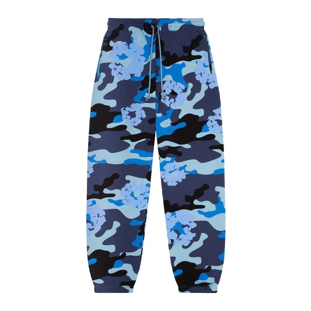 DENIM TEARS Wreath Sweatpant 'Blue Camo' Size US 32 / EU 48 - 1 Thumbnail