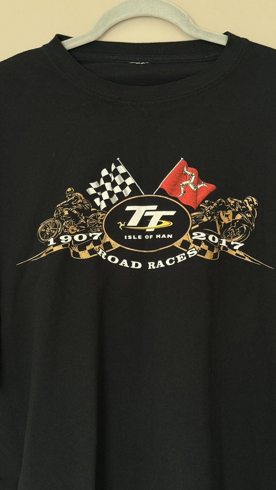 Other Moto racing t shirt road races Isle of Man vintage Size US L / EU 52-54 / 3 - 2 Thumbnail