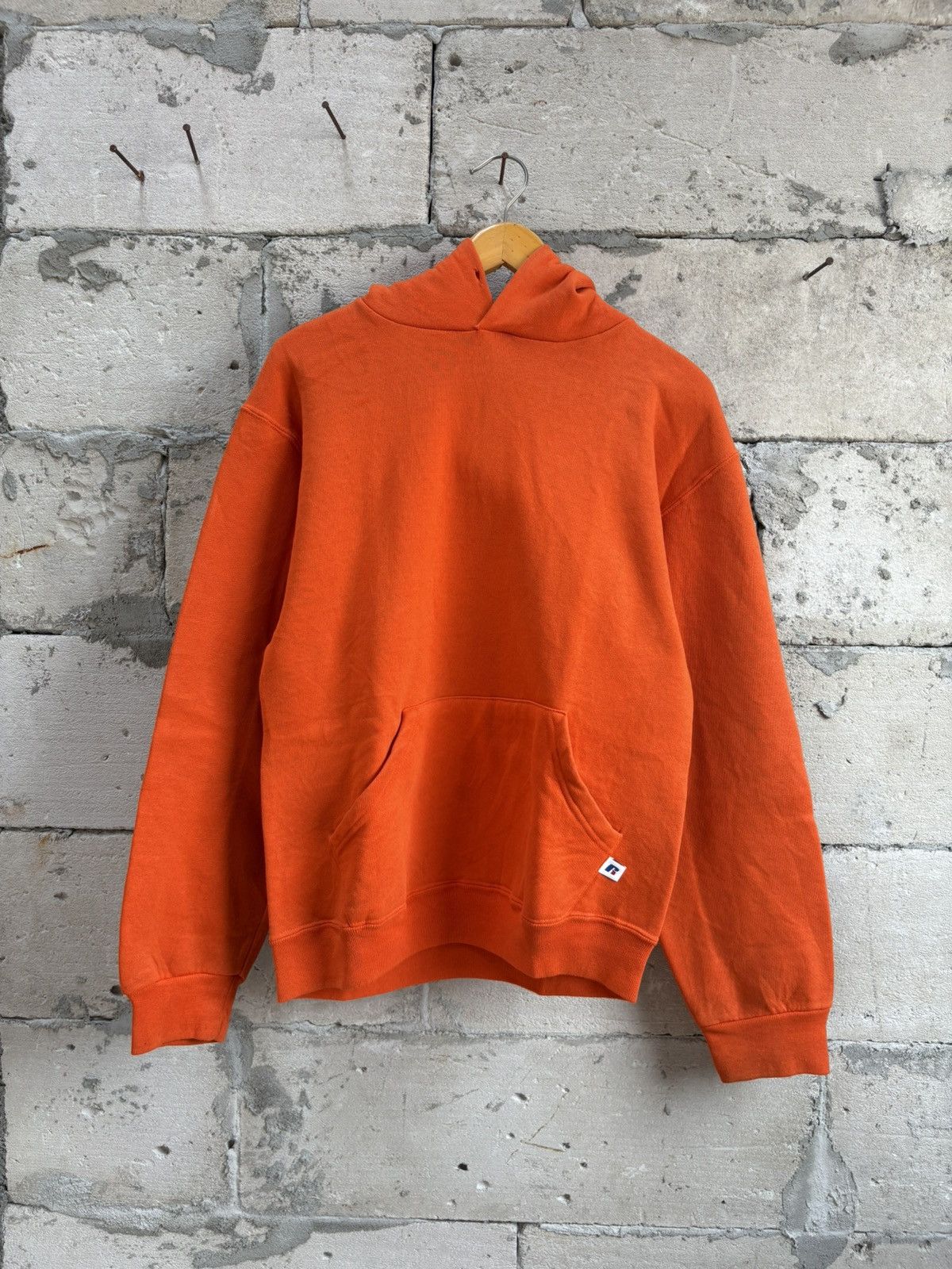 Vintage Faded Orange Russell Hoodie Size US S / EU 44-46 / 1 - 1 Thumbnail