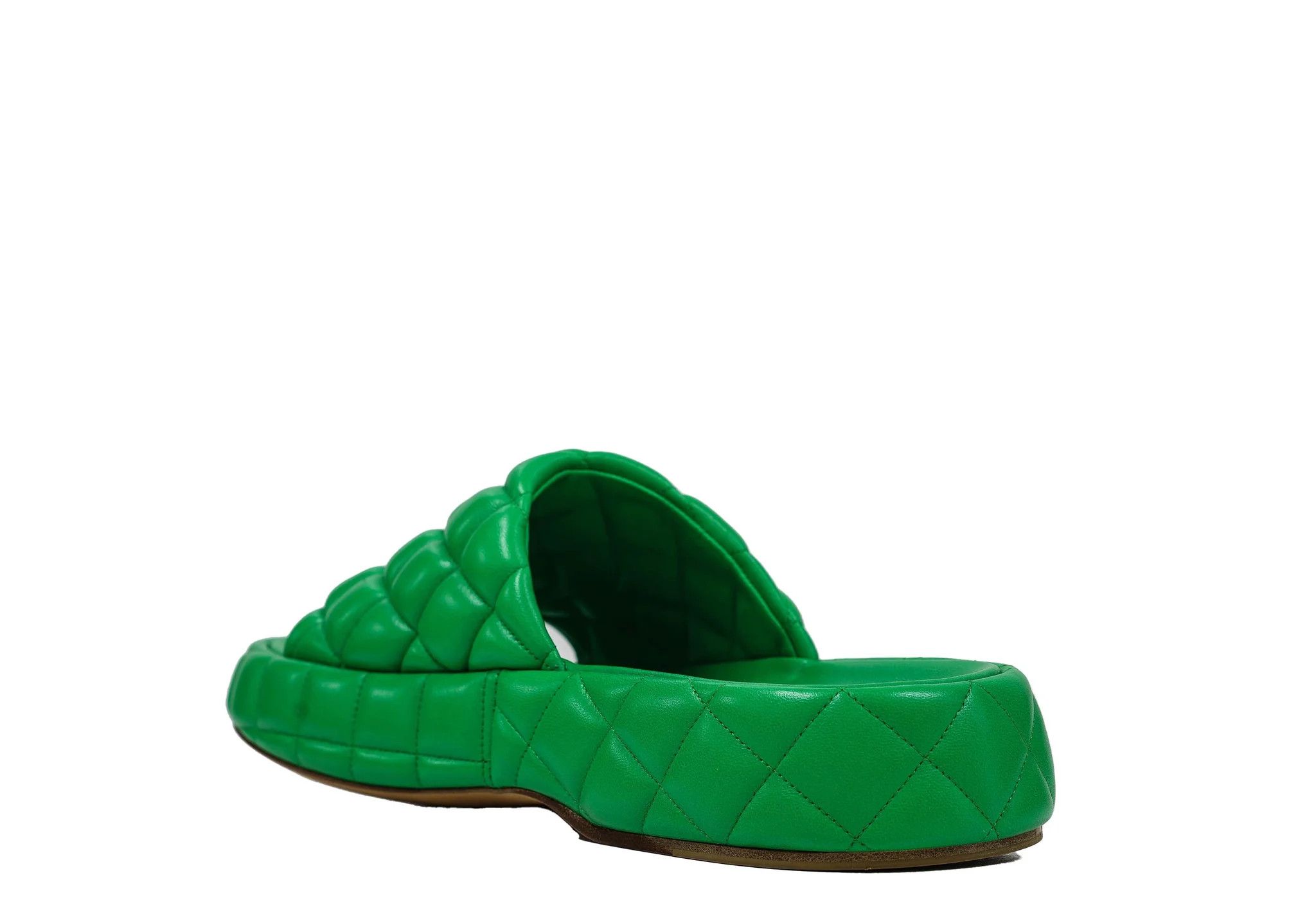 Bottega Veneta o1bcso1str0924 Padded Flat Sandals in Parakeet Size US 6 / IT 36 - 5 Thumbnail